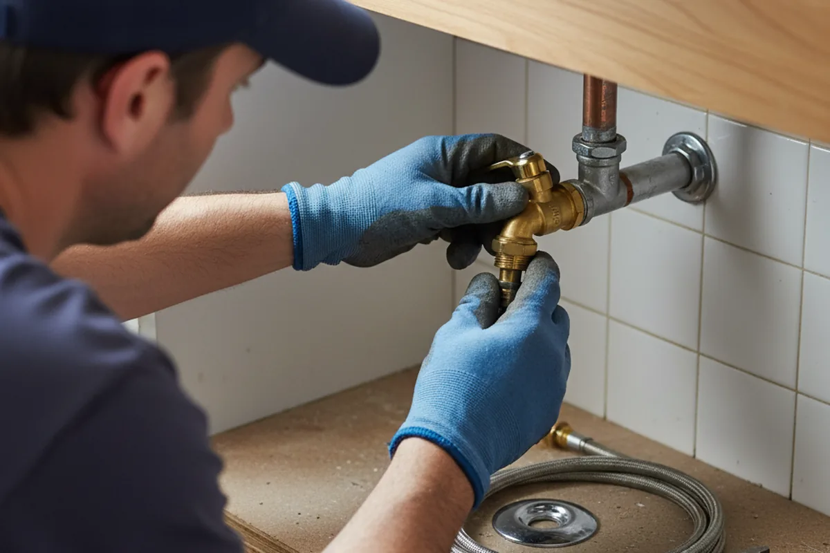Shutoff valve and fitting work during Repiping in Batavia